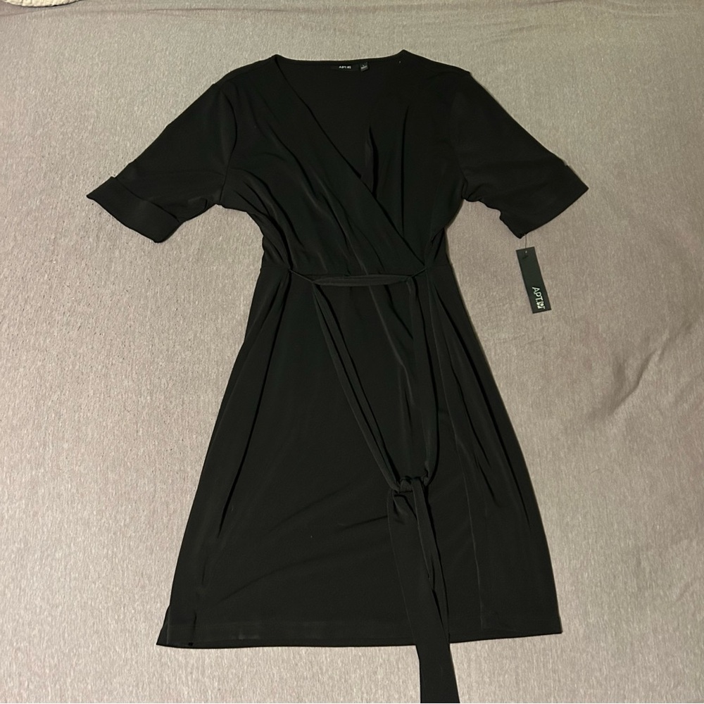 Apt. 9 Black Wrap Dress